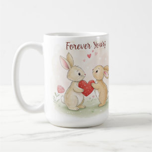 Caneca De Café Cartões Românticos - Para Sempre