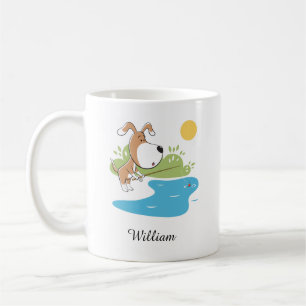 Caneca De Café Cartografia Cachorro Engraçado Cachorro Cachorro C