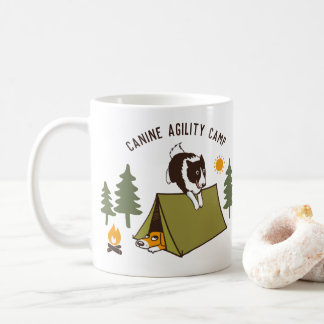 Caneca De Café Cartografia Canina Personalizada do Cão de Agilida
