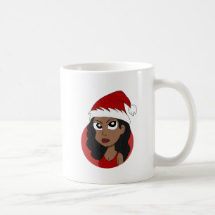 Caneca De Café Cartografia da menina de Natal