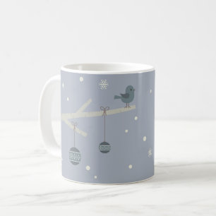 Caneca De Café Cartografia de pássaros-do-mato