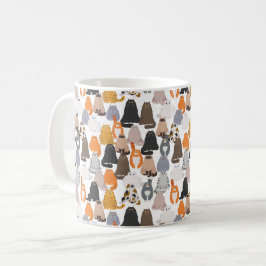 Caneca De Café Cartografia engraçada gata de gordura