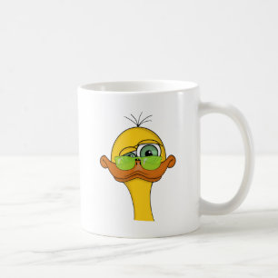 Caneca De Café Cartografia Engraçado de Pato Ímpar