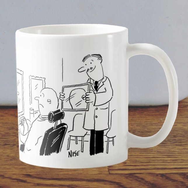 Caneca De Café Cartoon Barber ou Hairdresser (Criador carregado)
