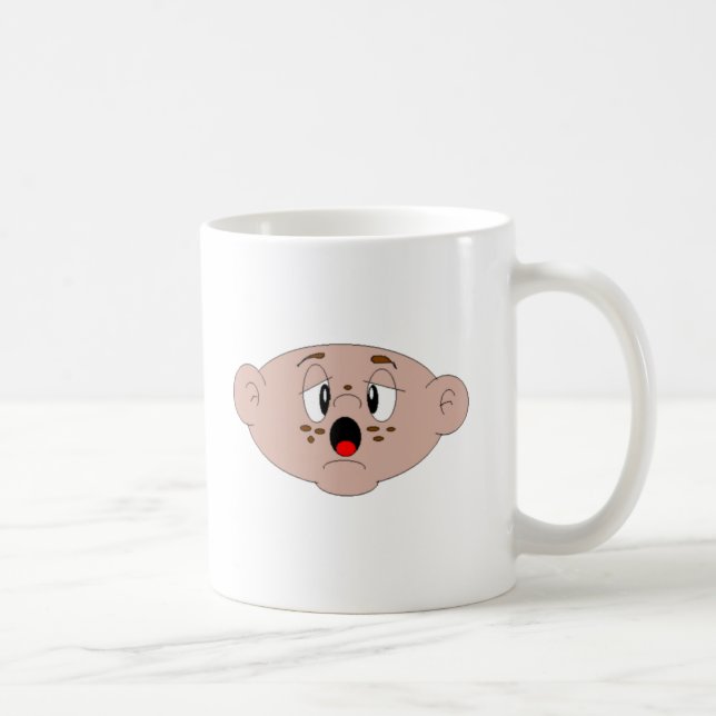 Caneca De Café Cartoon Bonito Cartoon Cara Cartola Café Mug (Direita)