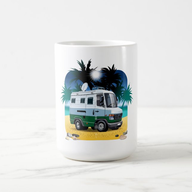 Caneca De Café Cartoon Camper (Centro)