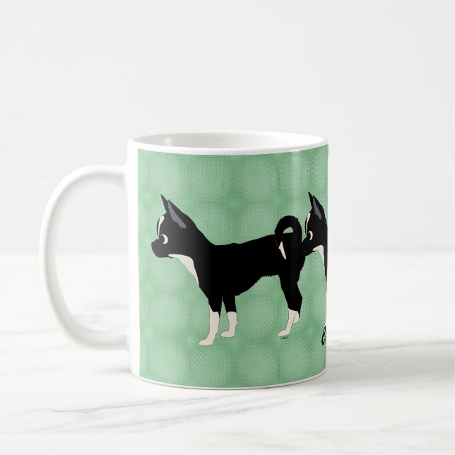 Caneca De Café Cartoon Chihuahua v2 (Esquerda)