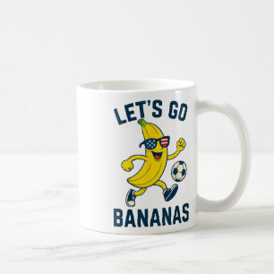 Caneca De Café Cartoon de Futebol da Nana Engraçada Chutando Band