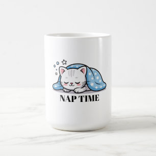 Caneca De Café Cartoon de Gato de Kawaii Adorável