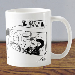 Caneca De Café Cartoon de instrutor ou examinador