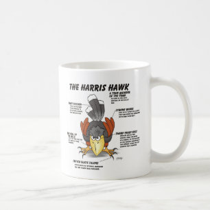 Caneca De Café Cartoon do Falcão de Harris