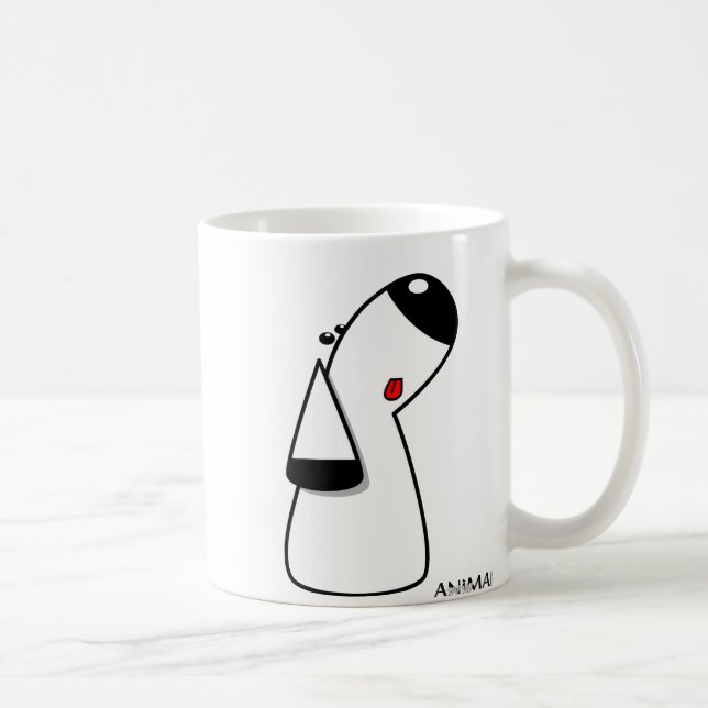 Caneca De Café Cartoon Dog - AwwNIMALS (Direita)