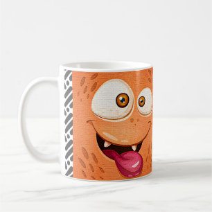 Caneca De Café Cartoon Editável Expressão V1 Mug