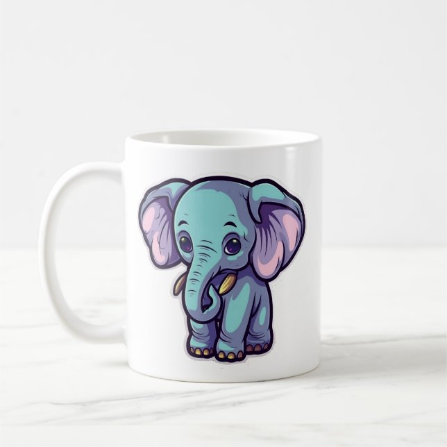 CANECA DE CAFÉ CARTOON ELEPHANT (Esquerda)