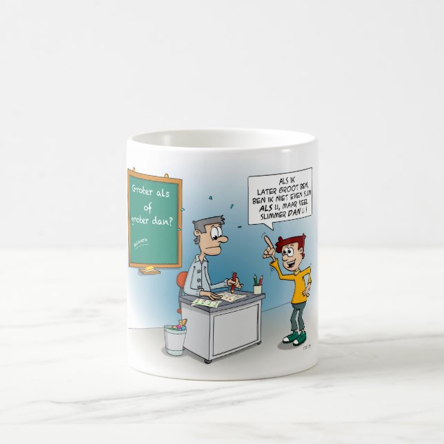 Caneca De Café Cartoon; later als ik groot ben (Centro)