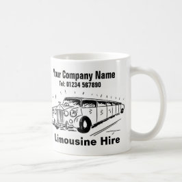 Caneca De Café Cartoon Limousine Hire