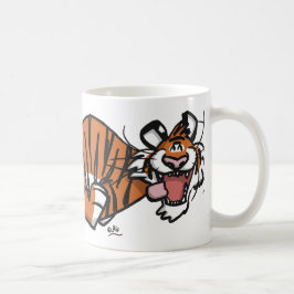 Caneca De Café Cartoon Running Tiger mug