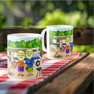 Caneca De Café Cartoon RV