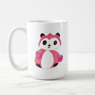 Caneca De Café Cartoon Sneaky Fox Berry Panda Desenho para Crianç