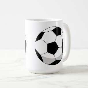 Caneca De Café Cartoon Soccer Ball