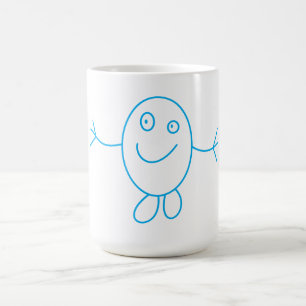 Caneca De Café Cartoon Stick Man Mug