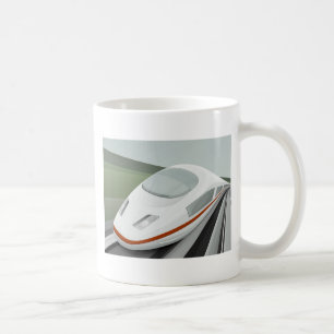 Caneca De Café Cartoon TGV