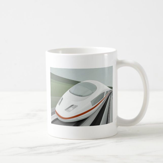 Caneca De Café Cartoon TGV (Direita)