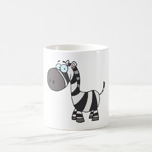 Caneca De Café Cartoon Zebra
