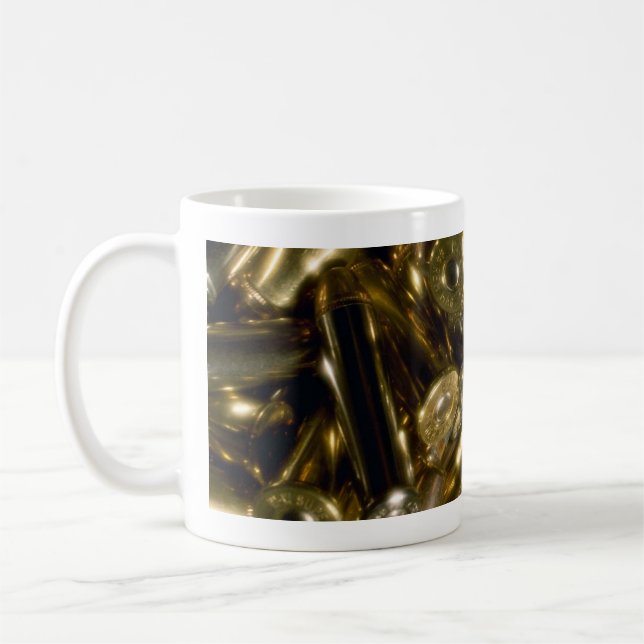 Caneca De Café Cartuchos, misturados .44 e .357 magnum em p (Esquerda)