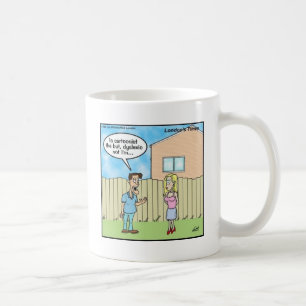 Caneca De Café Cartunista Disléxico Funny Oferece Camisetas e Co