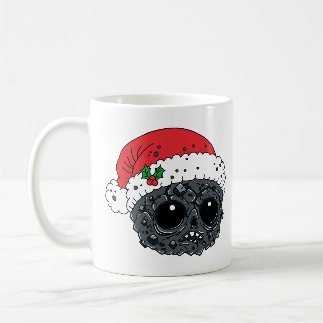 Caneca De Café Carvão de Natal (Esquerda)