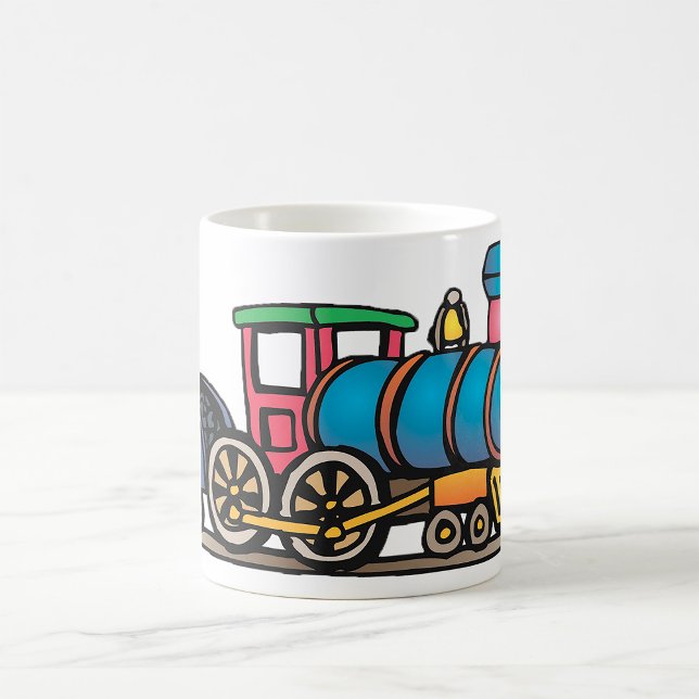 Caneca De Café Carvão de puxação de comboios (Criador carregado)