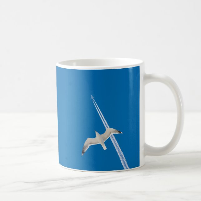 Caneca De Café Carvoeiro e avião (Direita)