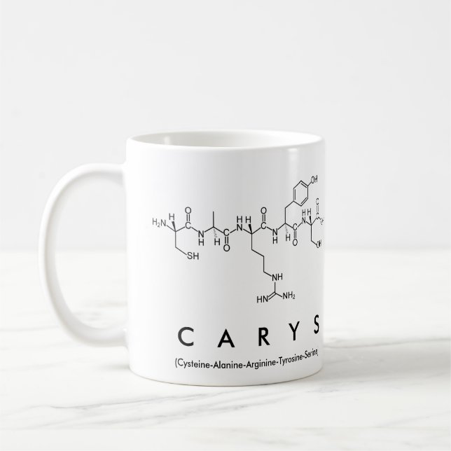 Caneca De Café Carys peptide (Esquerda)