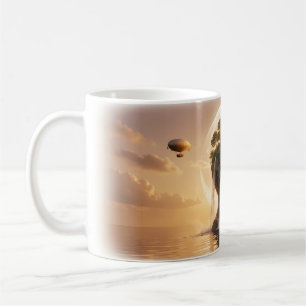 Caneca De Café Casa Aconchegante da Cachoeira da Ilha da Mente Ca