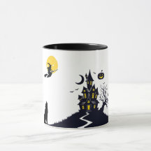 Caneca de Café Casa Assombrada Assustadora