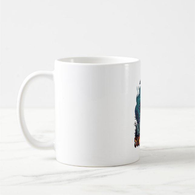 Caneca De Café Casa Assombrada Fantasmas Cemitério Noite Assustad (Esquerda)