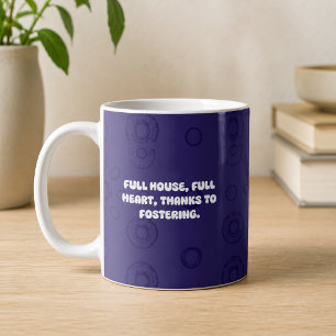 Caneca De Café Casa Cheia Coração Cheio Graças ao Acolhimento