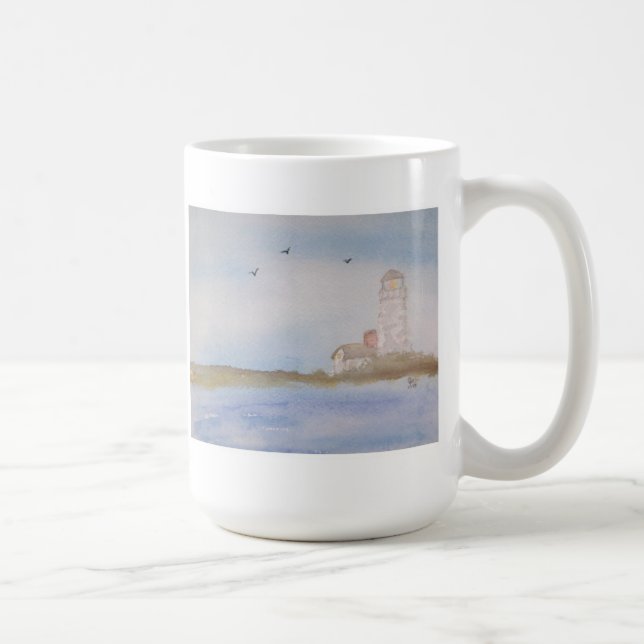 Caneca De Café Casa clara do beira-mar (Direita)