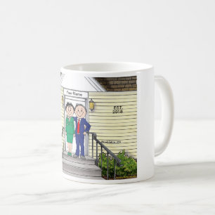 Caneca De Café Casa da família, Casal