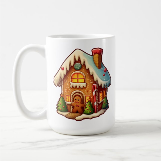 Caneca De Café Casa de biscoito de gengibre (Esquerda)