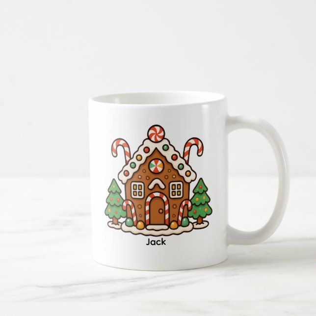 Caneca De Café Casa de Biscoito de Gengibre (Direita)