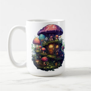 Caneca De Café Casa de cogumelos mágicos