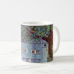 Caneca De Café Casa de fazenda na Alta Áustria por Gustav Klimt