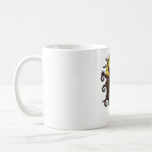Caneca De Café Casa de madeira assombrada numa noite assustadora 
