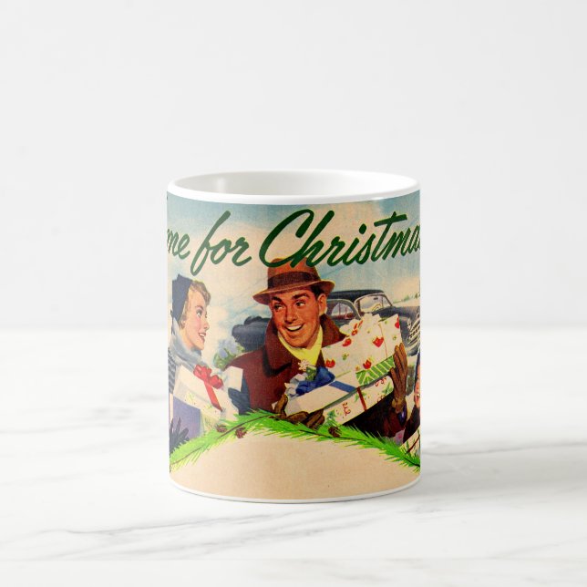 Caneca De Café Casa de Natal dos anos 40 (Centro)
