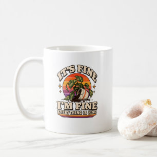 Caneca De Café Casa de Planta com Fachada Fina Vibração de Caos L