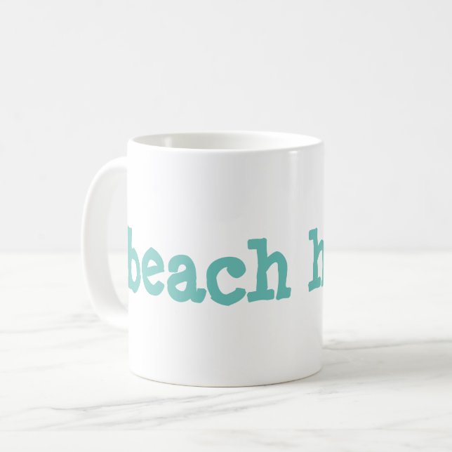 Caneca De Café casa de praia (Frente Esquerda)