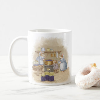 Caneca De Café Casa de Ratos com Geleia de Amora Cottagecore