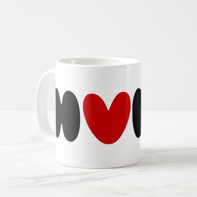 Caneca De Café Casa É Onde Está O Coração (Frente Esquerda)